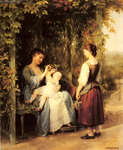 Tickling The Baby — Fritz Zuber Buhler