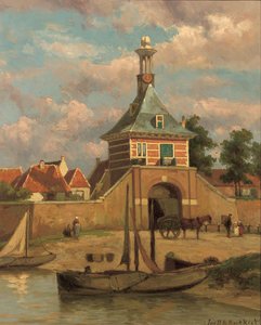 A city gate in Gorinchem