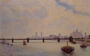 Charing Cross Bridge, London — Camille Pissarro