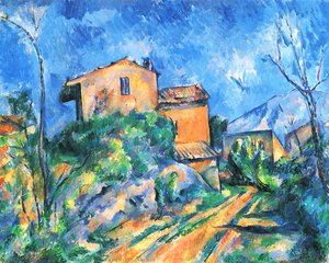 Maison Maria With A View Of Chateau Noir — Paul Cézanne