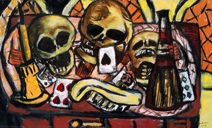 Still Life with Three Skulls