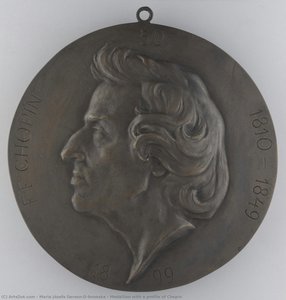 Medallion With A Profile Of Chopin — Maria Józefa Gerson-dąbrowska