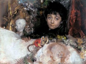 Portrait Of A Young Boy — Antonio Mancini