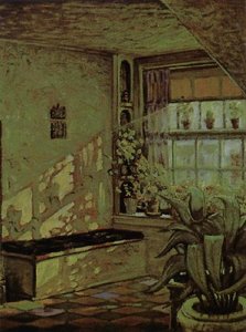 The Sun Shine On The Corner — Grant Wood