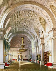 View Of The White Hall In The Winter Palace