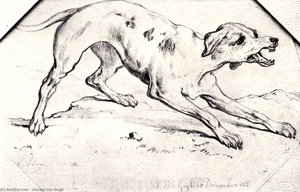 Dog — Vincent Willem Van Gogh, Impressionistic Representation