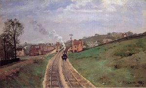Lordship Lane Station, Dulwich — Camille Pissarro