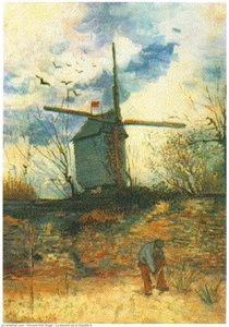 Le Moulin De La Galette 4 — Vincent Willem Van Gogh, Post-impressionism