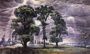 The Three Trees — Charles Burchfield