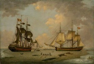 Whalers In The Arctic — Robert Willoughby