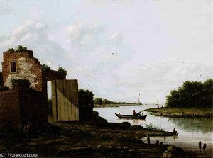 A Ruin By A River — Anthonie Waldorp