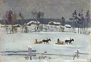 Winter Landscape — Aleksandr Deyneka