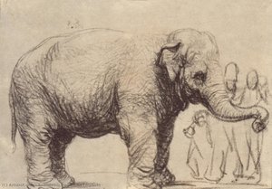 An Elephant — Rembrandt Peale, Baroque