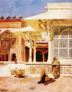 White Marble Tomb At Suittitor, Skiri — Edwin Lord Weeks