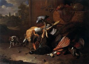 Game Piece — Melchior De Hondecoetter, Baroque