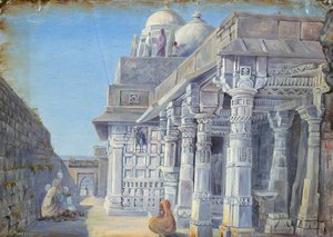 Temple Of Towenghur, Champanir, Near Baroda, Gujarat, India — Marianne North, Victorian Romanticism