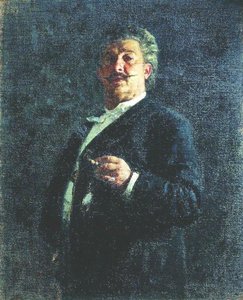 Portrait Of Painter And Sculptor Mikhail Osipovich Mikeshin. — Ilya Yefimovich Repin