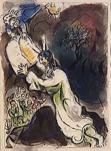 Moses Received The Tablets Of Law — Marc Chagall