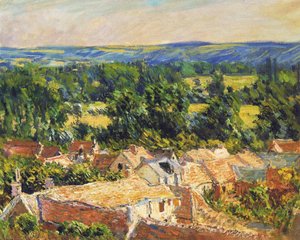 View On Village Of Giverny — Claude Monet