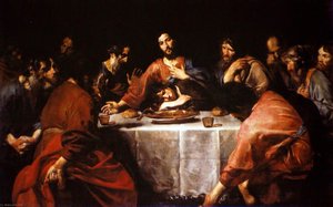 The Last Supper — Valentin De Boulogne, Baroque