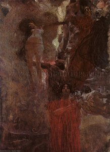 Medicine (compositional Study), Oil On Canvas — Gustav Klimt
