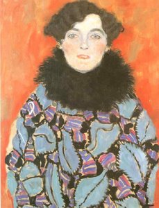 Portrait Of Johanna Staude(unfinished) — Gustav Klimt, Art Nouveau