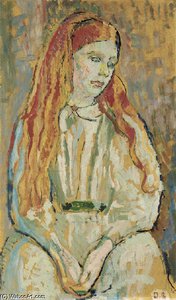 Portrait Of A Seated Girl — Duncan Grant