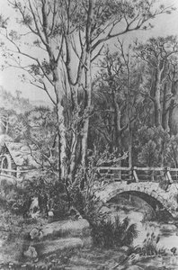Mill Near The Forest Creek — Konstantin Fyodorovich Bogaevsky