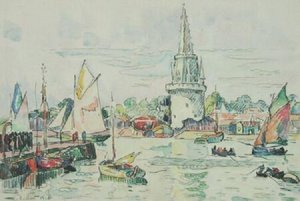 La Rochelle Hafenansicht — Paul Signac