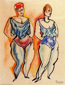 Vaudeville Dancer — George Grosz