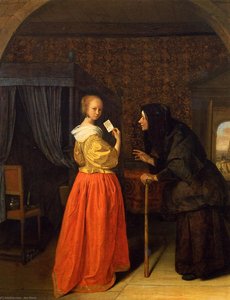Bathsheba Receiving David S Letter — Jan Havickszoon Steen