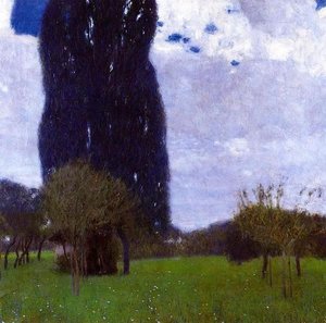 The Tall Poplar Trees Ii — Gustav Klimt