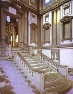 Vestibule Of The Laurentian Library — Michelangelo Buonarroti