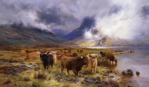 Through Glencoe By Way To The Tay — Louis Bosworth Hurt
