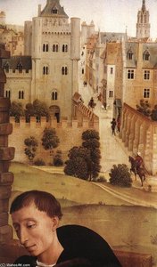 Pierre Bladelin Triptych (detail) — Rogier Van Der Weyden