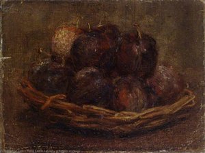 A Basket Of Plums — Henri Fantin-latour, Symbolist Realism