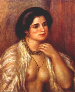 Gabrielle With Bare Breasts — Pierre-auguste Renoir