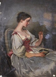 Portrait Of A Woman With A Bowl — Thomas Stuart Smith