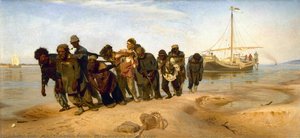 Barge Haulers On The Volga — Ilya Yefimovich Repin