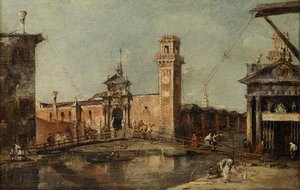 Tor Zum Arsenal In Venedig — Francesco Lazzaro Guardi