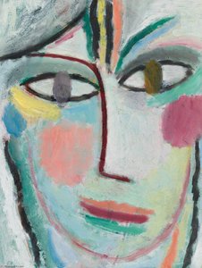 Frauenkopf, Femina (head Of A Woman, Femina) — Alexej Von Jawlensky