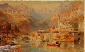 Lake Lugano — Ebenezer Wake Cook