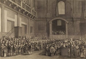 King George III dispensing Maundy money
