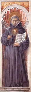 St Nicholas Of Tolentino (on The Pillar) — Benozzo Gozzoli