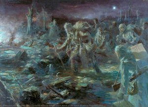 A Ration Party Of The 4th Black Watch At The Battle Of Neuve Chapelle, 1915 — Joseph Gray