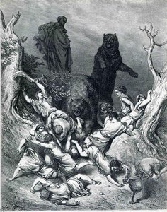 The Children Destroyed By Bears — Paul Gustave Doré