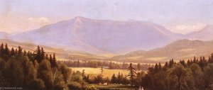 Mount Mansfield From The University Of Vermont Campus — Charles Louis Heyde