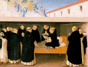 The Death Of St. Dominic — Fra Angelico