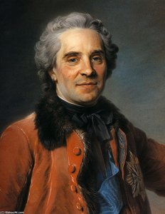 Portrait Of Maurice Of Saxony — Maurice Quentin De La Tour