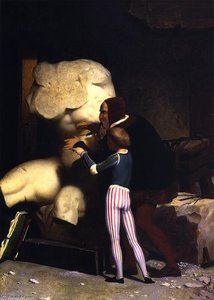 Michelangelo (in His Studio) — Jean-léon Gérôme